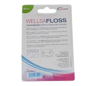 КОНЦИ ЗА ЗЪБИ WELLSAMED FLOSS ментол 50 м. 